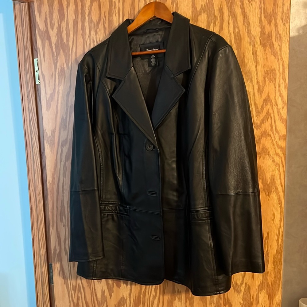 Maggie Barnes leather jacket